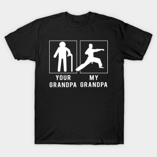 karate your grandpa my grandpa tee for your grandson granddaughter T-Shirt